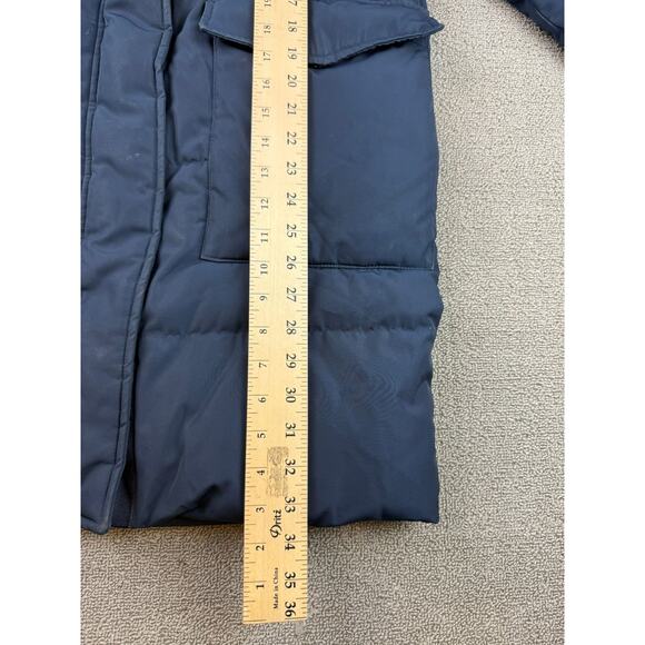 Everlane Women's XS Navy Blue ReNew Long Puffer Jacket - Picture 7 of 16